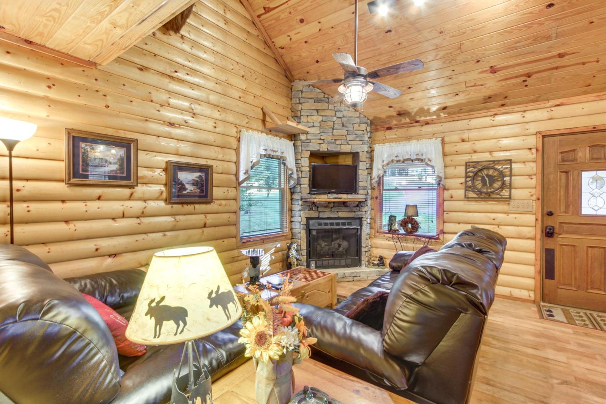 Pet-Friendly Cosby Log Cabin With Backyard And Porch! Exterior foto